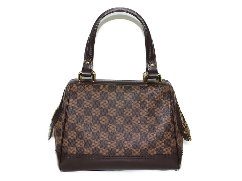 Louis Vuitton Handbag Knightsbridge Red Ebene Brown Damier